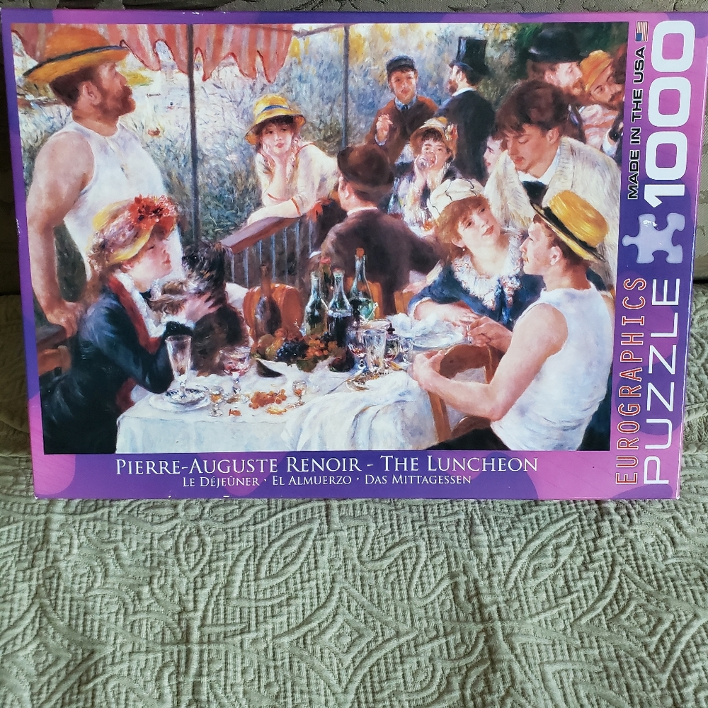 Puzzle. 1000 pieces. Subject: Renoir.